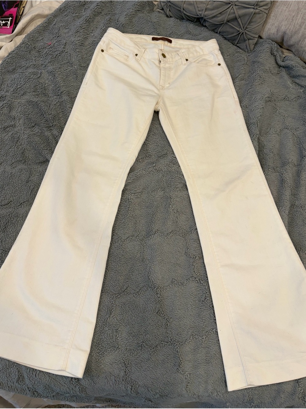 The Limited Women’s Cream Colored Flare Jeans